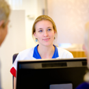 Balie front office meisje