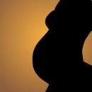 Zwanger silhouette