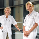 Duoportret -Hester Oldenburg - Marie Jean Vrancken Peeters Witte Jas