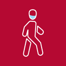 Corona Iconen lopen bewegen