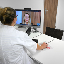 Videogesprek met arts