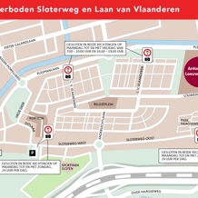 Plattegrond Doorrijverbod Laan Van Vlaanderen